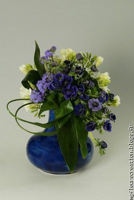 bouquet  bleu